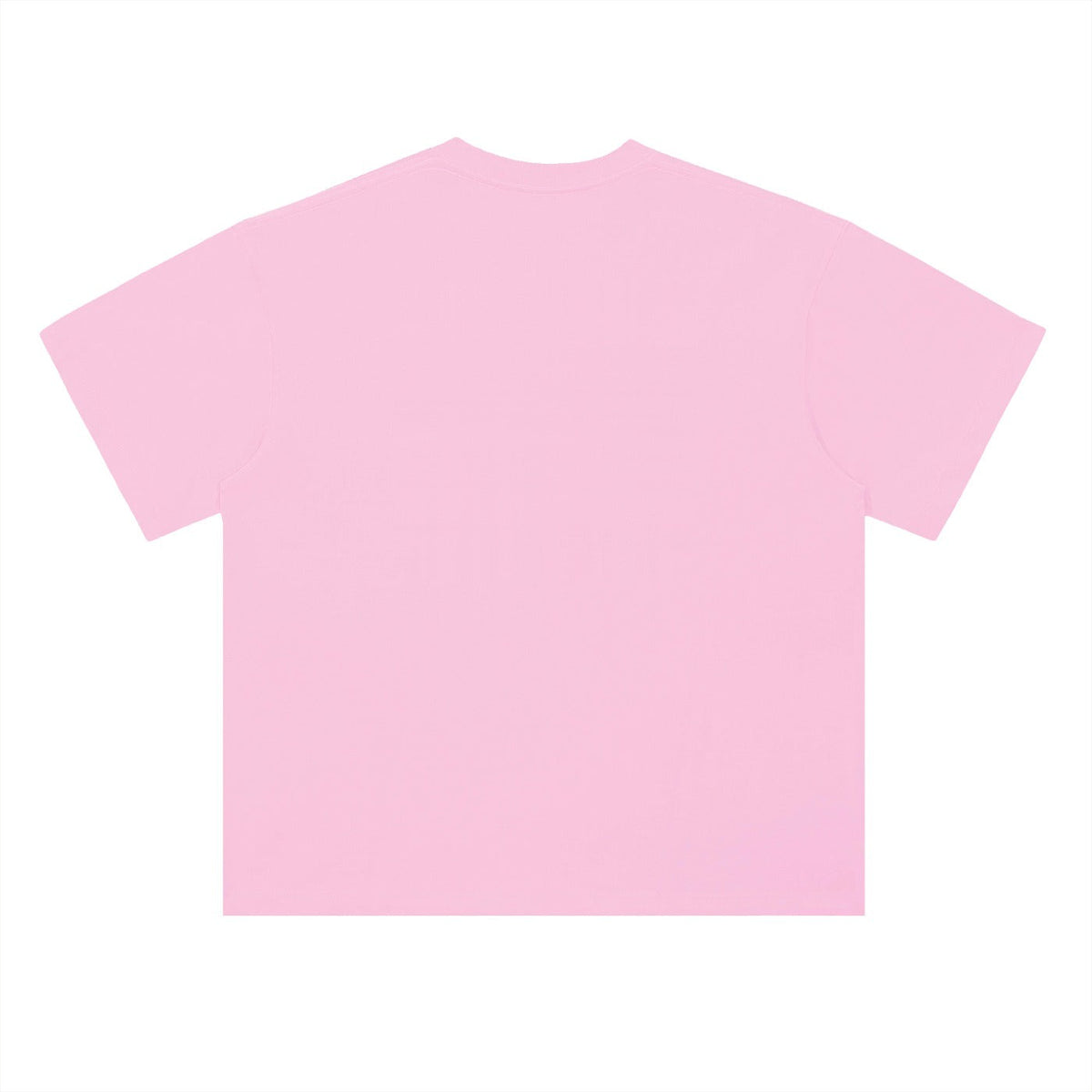 Hard to Get tee in Pink, plain back