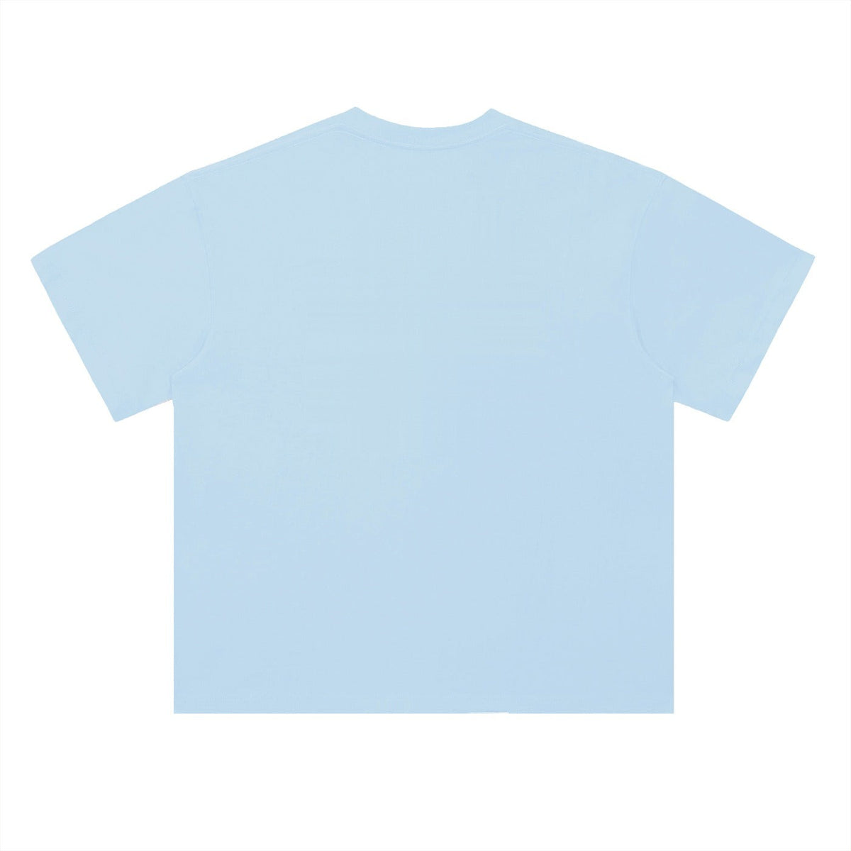 Hard to Get tee in Sky Blue, plain back